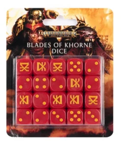 AoS: Blades Of Khorne Dice Set