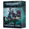Datacards: Thousand Sons (English) -Board Game Shop gaw60050102004 web box 3d r 37324.1654111838