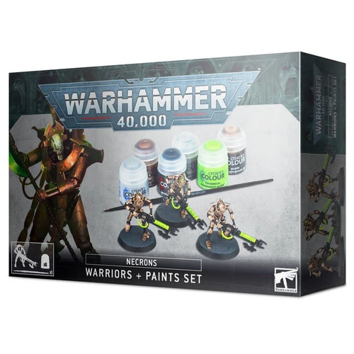 Necrons Warriors + Paint Set 3 Necrons Warriors + Paint Set