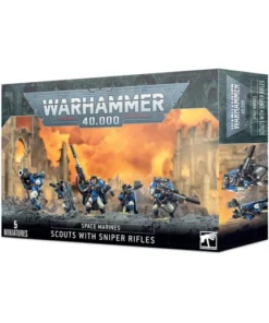 Space Marines Scouts With Sniper Rifles