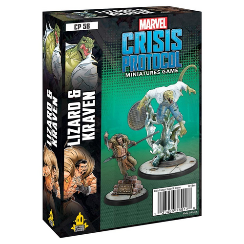 Marvel: Crisis Protocol - Lizard And Kraven Cat Character Pack 3 Marvel: Crisis Protocol - Lizard And Kraven Cat Character Pack
