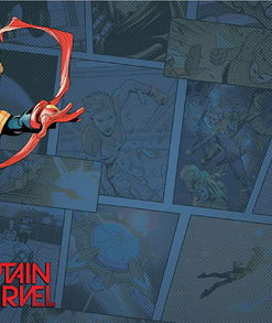 Marvel Champions LCG: Captain Marvel Game Mat
