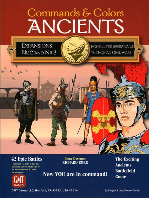 Commands & Colors: Ancients Expansions #2 And #3 - Rome Vs The Barbarians; The Roman Civil Wars 3 Commands & Colors: Ancients Expansions #2 And #3 - Rome Vs The Barbarians; The Roman Civil Wars
