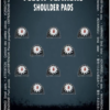 Space Marines: Blood Angels - Flesh Tearers Shoulder Pads -Board Game Shop image 74323.1685117129