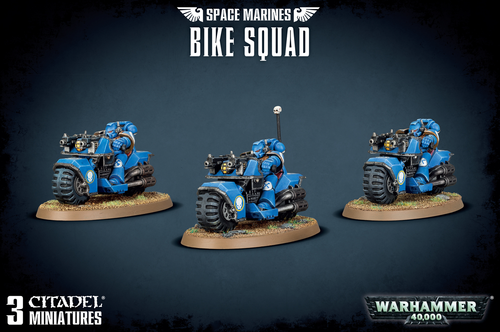 Space Marine Bike Squad 3 Space Marine Bike Squad