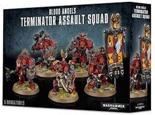 Blood Angels Terminator Assault Squad 3 Blood Angels Terminator Assault Squad